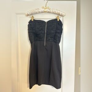 Jack by BB Dakota Black Strapless Dress